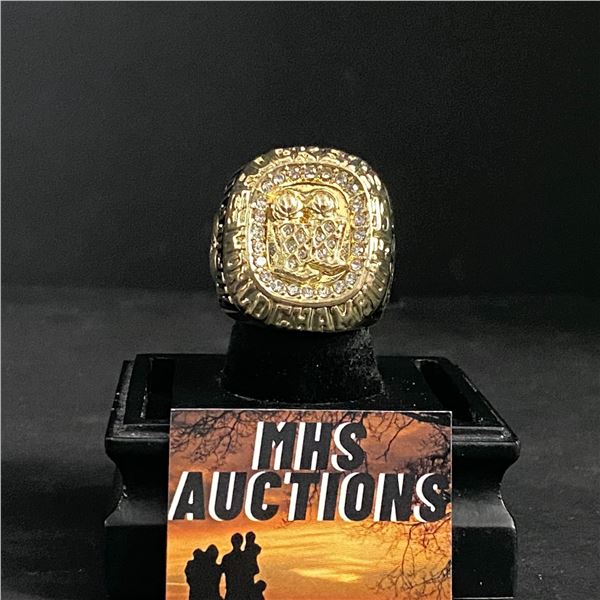 HOUSTON ROCKETS N.B.A 1995 "OLAJUWON" CHAMPIONSHIP REPLICA RING (ref489)