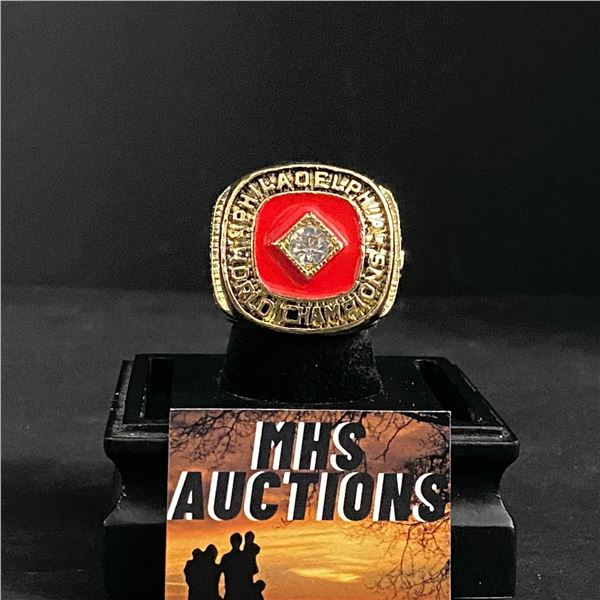 PHILADELPHIA 76ERS N.B.A 1967 "CHAMBERLAIN" CHAMPIONSHIP REPLICA RING (ref491)