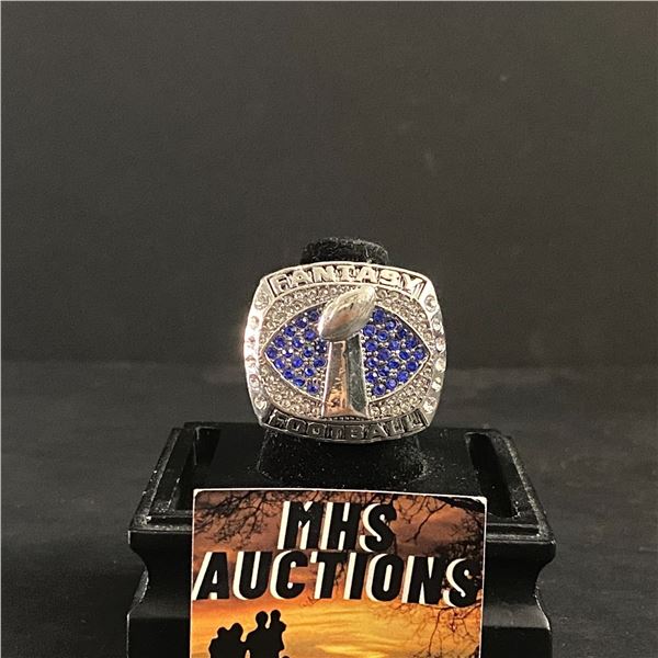 FANTASY FOOTBALL N.F.L 2021  CHAMPION  CHAMPIONSHIP REPLICA RING (ref376)