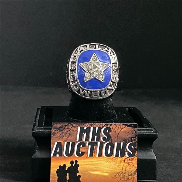 DALLAS COWBOYS N.F.L 1970  STAUBACH  CHAMPIONSHIP REPLICA RING (ref671)