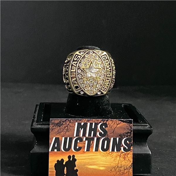 DALLAS COWBOYS N.F.L 1992  AIKMAN  CHAMPIONSHIP REPLICA RING (ref674)