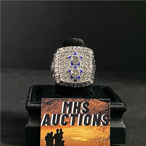 DALLAS COWBOYS N.F.L 1977  STAUBACH  CHAMPIONSHIP REPLICA RING (ref678)