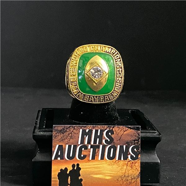 GREEN BAY PACKERS N.F.L 1965  STARR  CHAMPIONSHIP REPLICA RING (ref691)