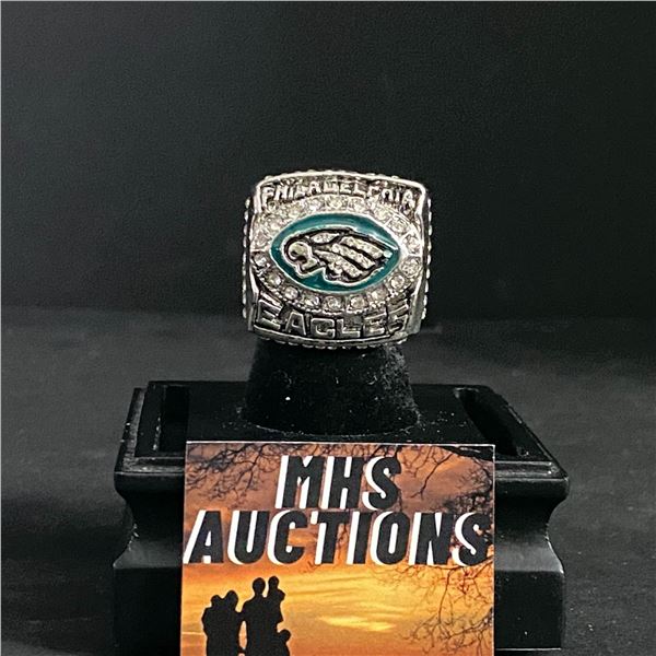 PHILADELPHIA EAGLES N.F.L 2004  MCNABB  CHAMPIONSHIP REPLICA RING (ref701)