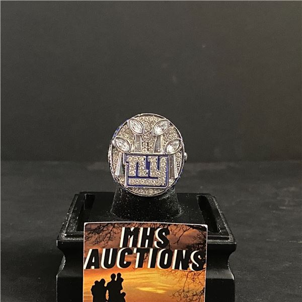 NEW YORK GIANTS N.F.L 2011 "MANNING" CHAMPIONSHIP REPLICA RING (ref719)