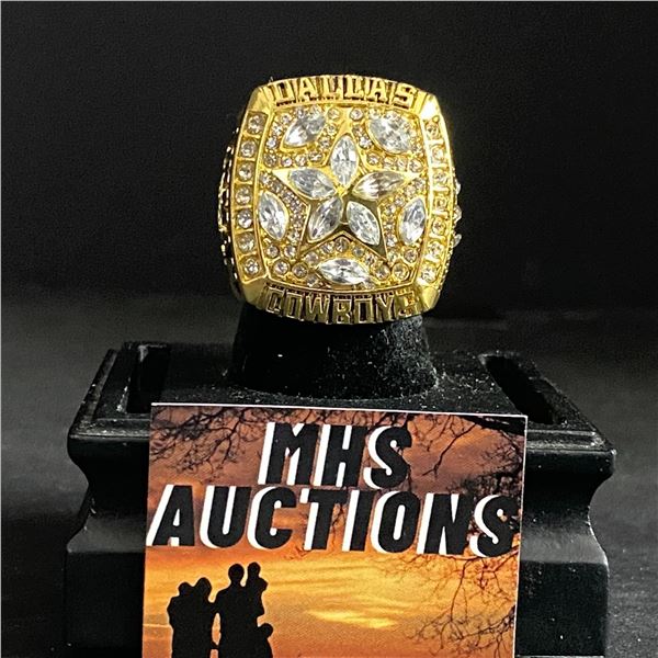 DALLAS COWBOYS N.F.L 1995  AIKMAN  CHAMPIONSHIP REPLICA RING (ref795)