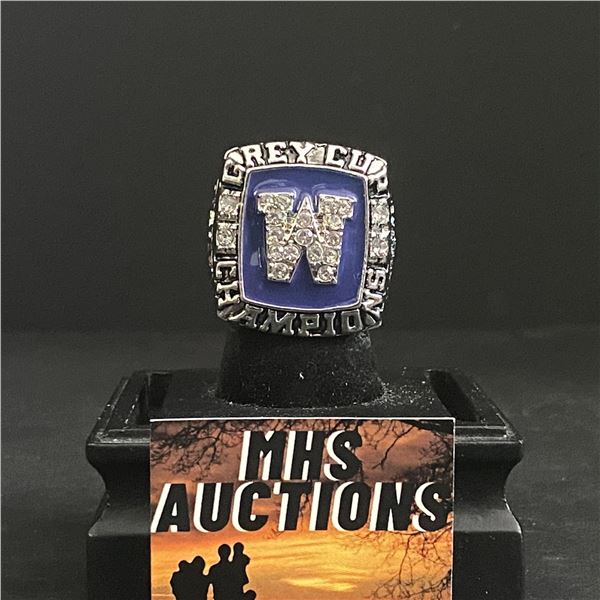 WINNIPEG BLUE BOMBERS C.F.L 1962 "PLOEN" CHAMPIONSHIP REPLICA RING (refR12)