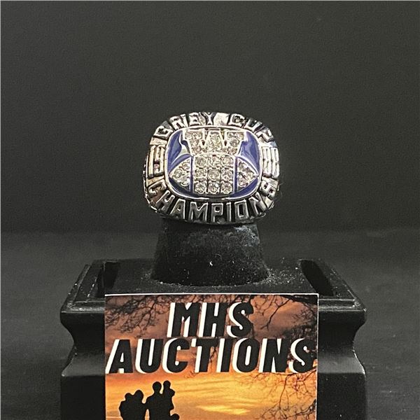 WINNIPEG BLUE BOMBERS C.F.L 1988  ALLEN  CHAMPIONSHIP REPLICA RING (refR10)