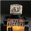 Image 1 : SASKATCHEWAN ROUGHRIDERS C.F.L 2007 "CLOVIS" CHAMPIONSHIP REPLICA RING (ref887)