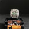 Image 1 : SASKATCHEWAN ROUGHRIDERS C.F.L 2013 "SHEETS" CHAMPIONSHIP RELICA RING (ref391)