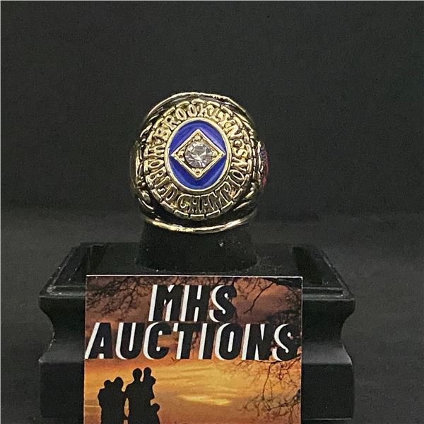 BROOKLYN DODGERS M.L.B 1955 CHAMPIONSHIP REPLICA RING (ref512)