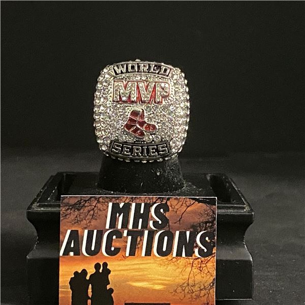 BOSTON RED SOX M.L.B 2013 "ORTIZ" M.V.P CHAMPIONSHIP REPLICA RING (ref532)