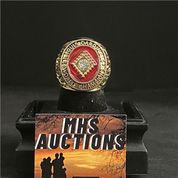 ST LOUIS CARDINALS M.L.B 1948  MUSIAL  CHAMPIONSHIP REPLICA RING (ref533)