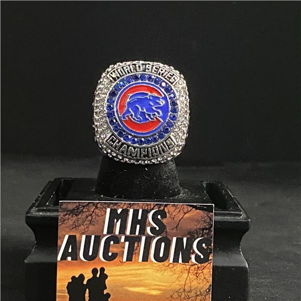 CHICAGO CUBS M.L.B 2016  ZOBRIST  CHAMPIONSHIP REPLICA RING (ref568)