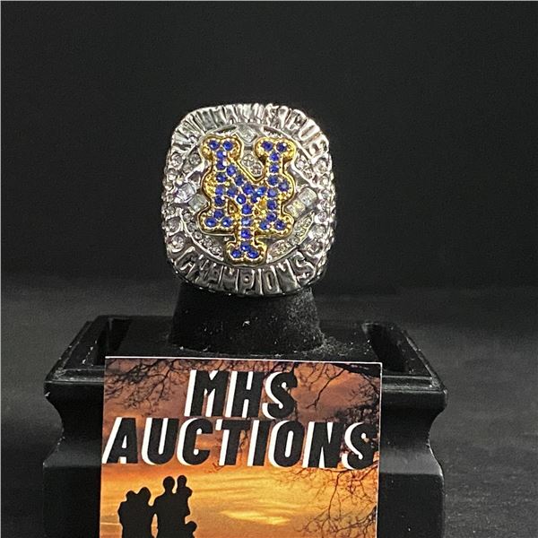 NEW YORK METS M.L.B 2015 "WRIGHT" CHAMPIONSHIP REPLICA RING (ref610)