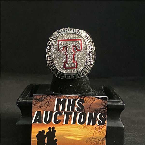 TEXAS RANGERS M.L.B 2010 "CRUZ" CHAMPIONSHIP REPLICA RING (ref630)