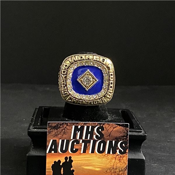 KANSAS CITY ROYALS M.L.B 1985  BRETT  CHAMPIONSHIP REPLICA RING (ref402)