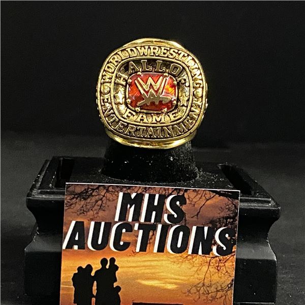 W.W.E 2004 HALL OF FAME CHAMPIONSHIP REPLICA RING (ref957)