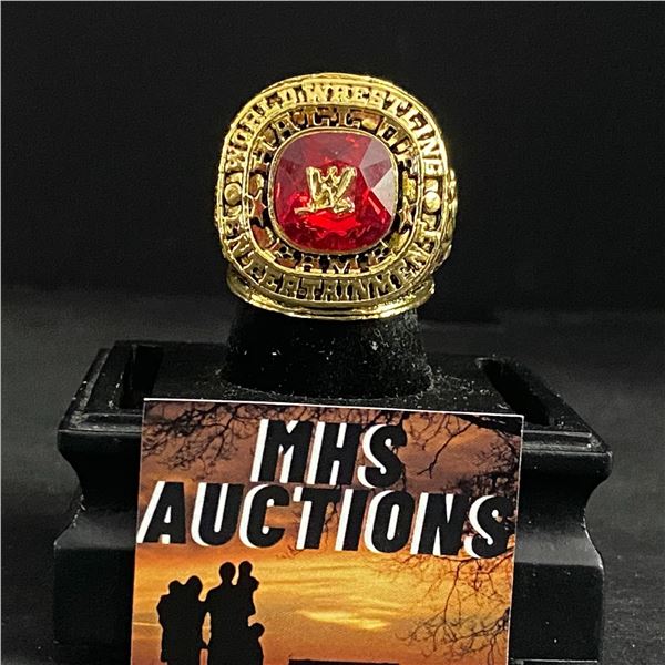 W.W.E 2008 HALL OF FAME CHAMPIONSHIP REPLICA RING (ref958)