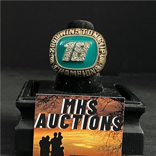 WINSTON CUP #18 2000 CHAMPIONS  RITCHIE  CHAMPIONSHIP REPLICA RING (ref978)