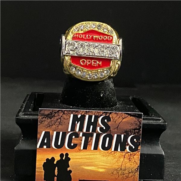 HOLLYWOOD POKER OPEN   ALL IN  CHAMPIONSHIP REPLICA RING (ref993)