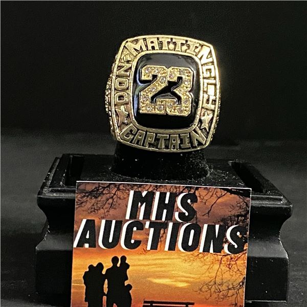 DON MATTINGLY #23 "1994 A.L BATTING CHAMPION" CHAMPIONSHIP REPLICA RING (ref931)