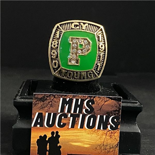 CY YOUNG  P  HALL OF FAME 1980-1911  511 GAMES WON  CHAMPIONSHIP REPLICA RING (ref951)