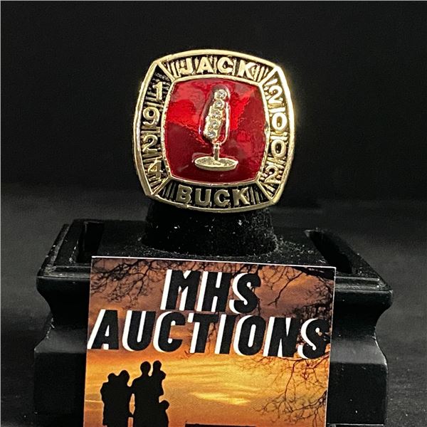 JACK BUCK HALL OF FAME 1924-2002  THAT'S A WINNER  CHAMPIONSHIP REPLICA RING (ref953)