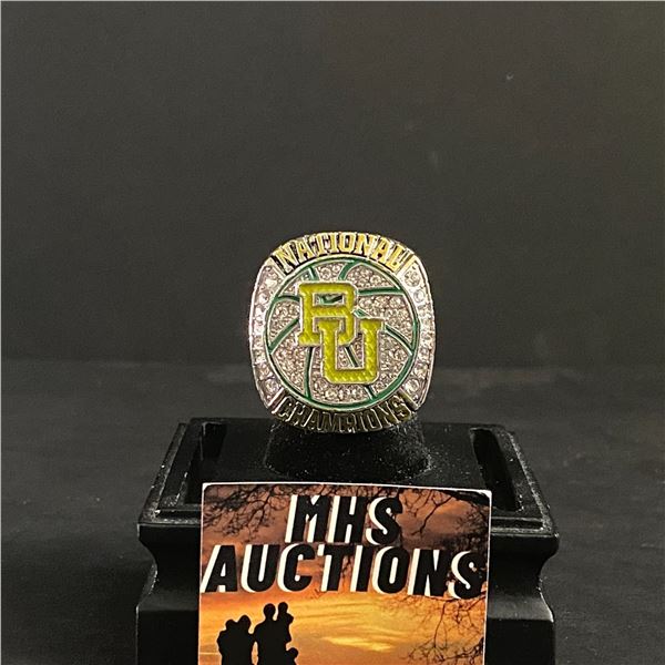 BAYLOR BEARS NCAA 2021  J.BUTLER  CHAMPIONSHIP REPLICA RING (ref358)