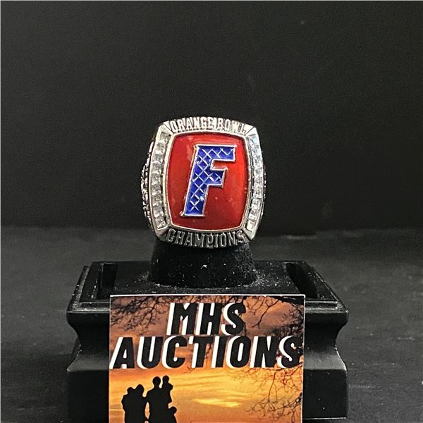 FLORIDA GATORS CHAMPIONS 2019  TRASK  NATIONAL CHAMPIONSHIP REPLICA RING (ref1043)