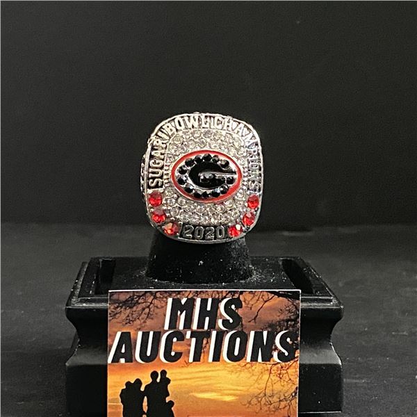 GEORGIA BULLDOGS CHAMPIONS 2020 "FROMM" NATIONAL CHAMPIONSHIP REPLICA RING (ref1049)