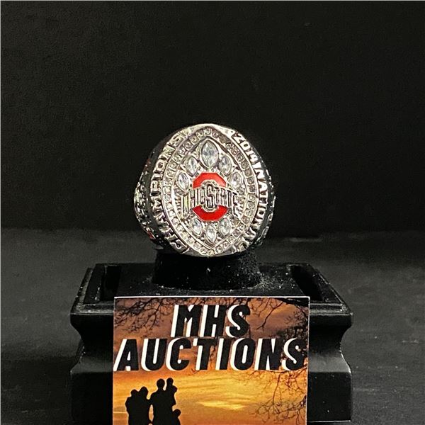 OHIO STATE CHAMPIONS 2014 "ELLIOT" NATIONAL CHAMPIONSHIP REPLICA RING (ref1063)