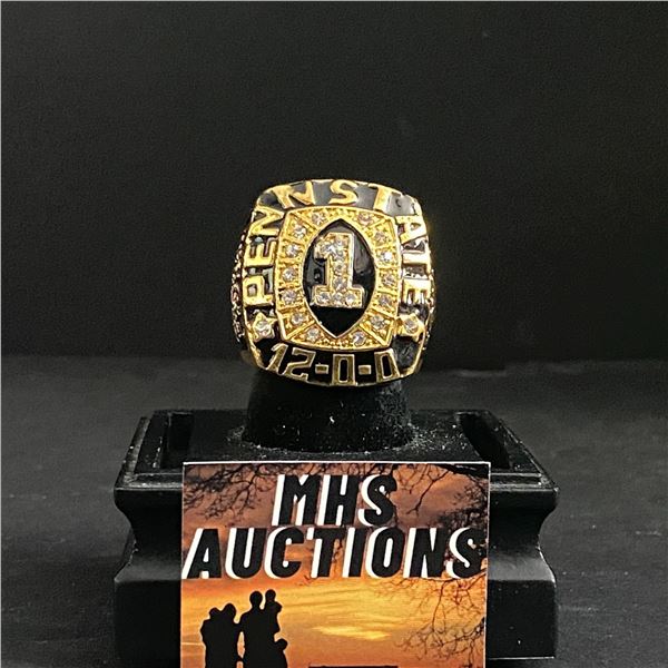 PENN STATE CHAMPIONS 1995 "CARTER" NATIONAL CHAMPIONSHIP REPLICA RING (ref1077)