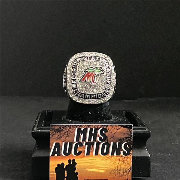 FLORIDA STATE FSU CHAMPIONS 2014 "TWINS" NATIONAL CHAMPIONSHIP REPLICA RING (ref1090)