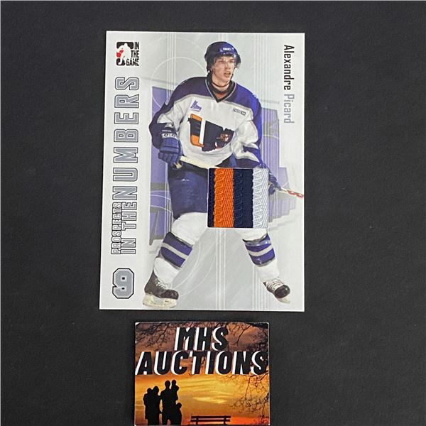 ALEXANDRE PICARD 2004 IN THE GAME PATCH CARD #1/25 ONLY 25 MADE IN THE WORLD (ref2779)