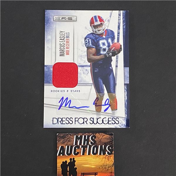 MARCUS EASLEY 2010 PANINI AUTO/JERSEY CARD #077/100 ONLY 100 MADE IN THE WORLD (ref2786)