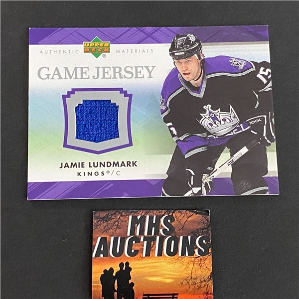 2007-08 U.D HOCKEY JAMIE LUNDMARK JERSEY CARD (ref2051)