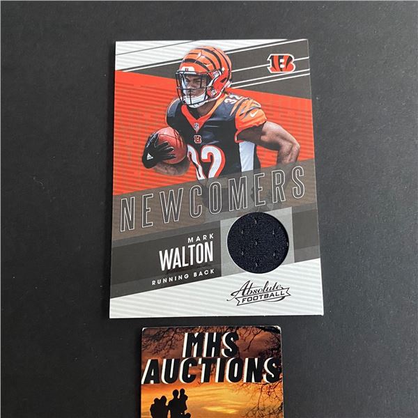 2018 PANINI MARK WALTON FOOTBALL JERSEY CARD (ref2068)