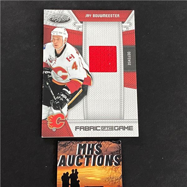 2010 PANINI JAY BOUWMEESTER JERSEY CARD ONLY 250 MADE #061/250 (ref2099)