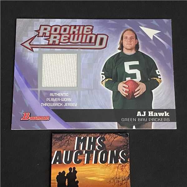 2006 TOPPS A.J HAWK JERSEY CARD (ref2127)