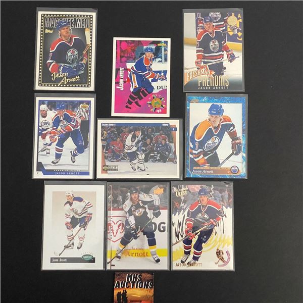 JASON ARNOTT 9 CARD LOT NO DOUBLES (ref2132)