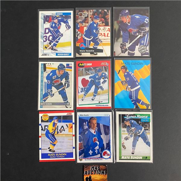 MATS SUNDIN 9 CARD LOT NO DOUBLES (ref2137)