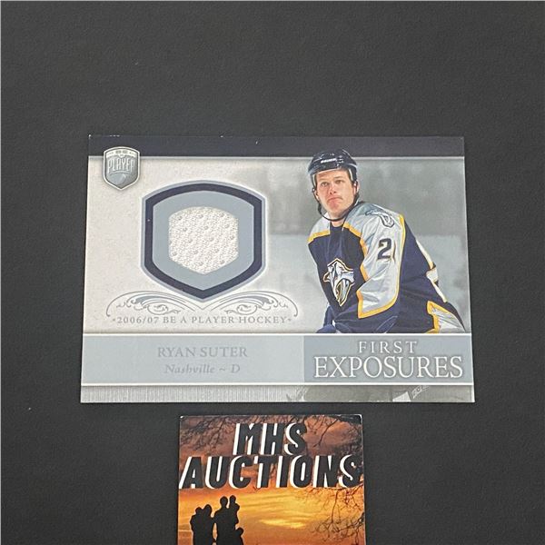 RYAN SUTER JERSEY CARD NASHVILLE PREDATORS 2006/07 BE A PLAYER (ref2164)