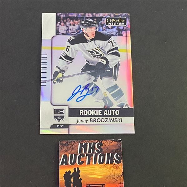 JONNY BRODZINSKI O PEE CHEE PLATINUM AUTOGRAPH CARD (ref2391)