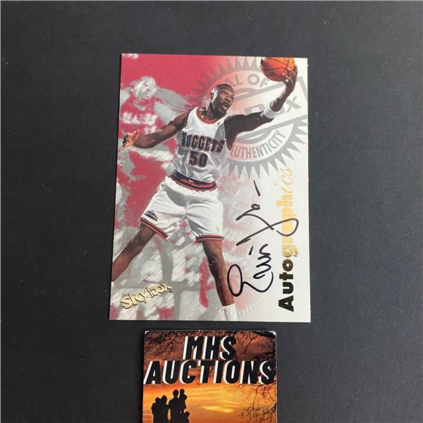 1997 SKYBOX ERVIN JOHNSON BASKETBALL AUTOGRAPH CARD (ref2401)