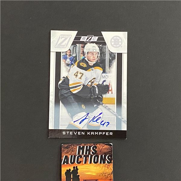 2011 PANINI STEVEN KAMPFER AUTOGRAPH HOCKEY CARD #853/999 ONLY 999 MADE (ref2480)