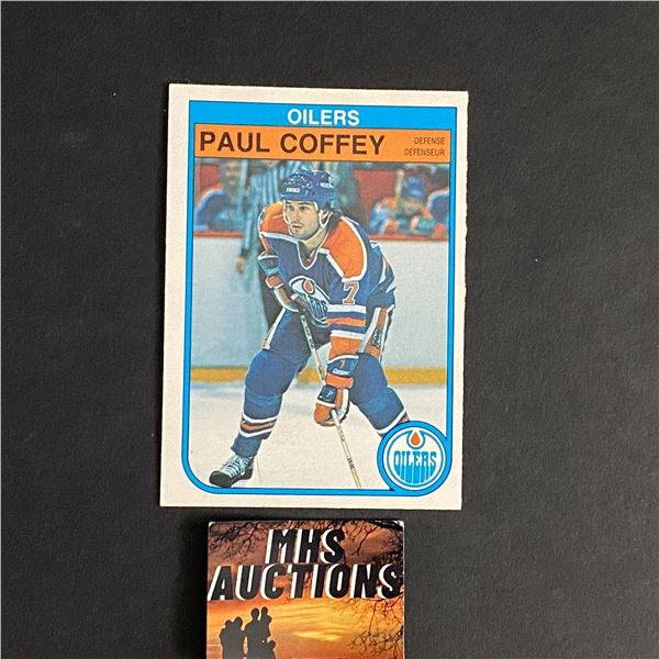 PAUL COFFEY 1982-83 O PEE CHEE HOCKEY CARD (ref2551)