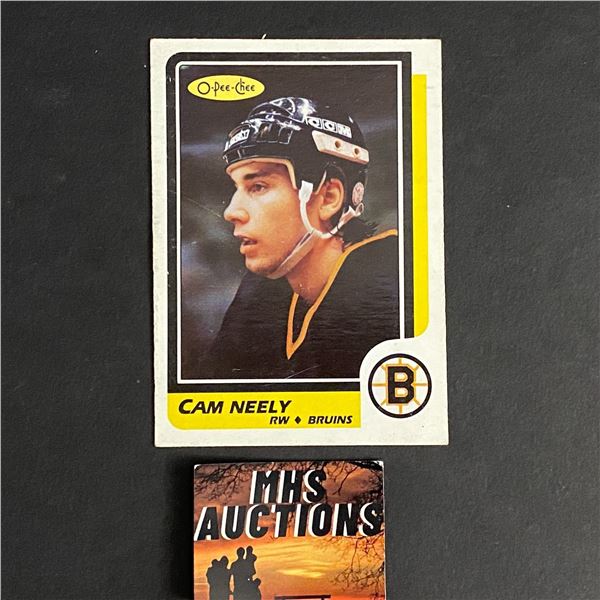 CAM NEELY 1986-87 O PEE CHEE HOCKEY CARD (ref2553)