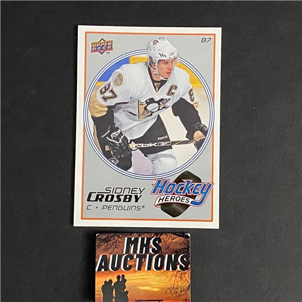 SIDNEY CROSBY UPPER DECK RARE INSERT CARD HH8 (ref2569)