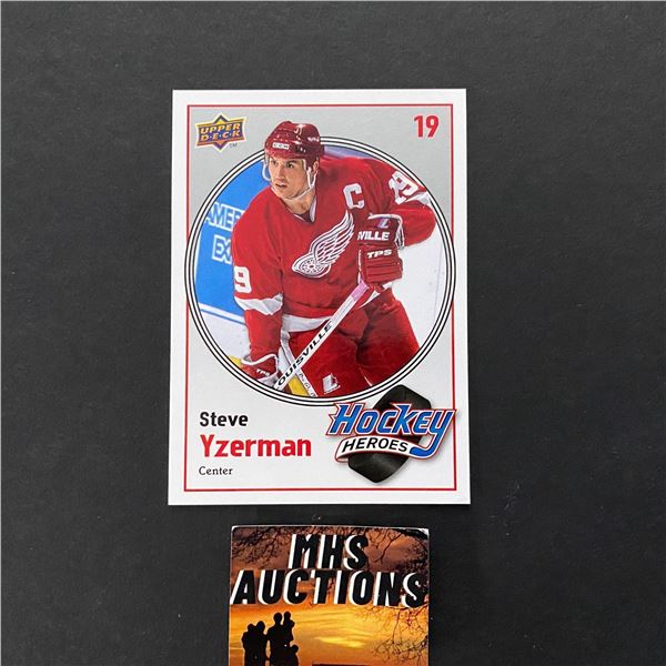 STEVE YZERMAN UPPER DECK RARE INSERT CARD HH5 (ref2574)